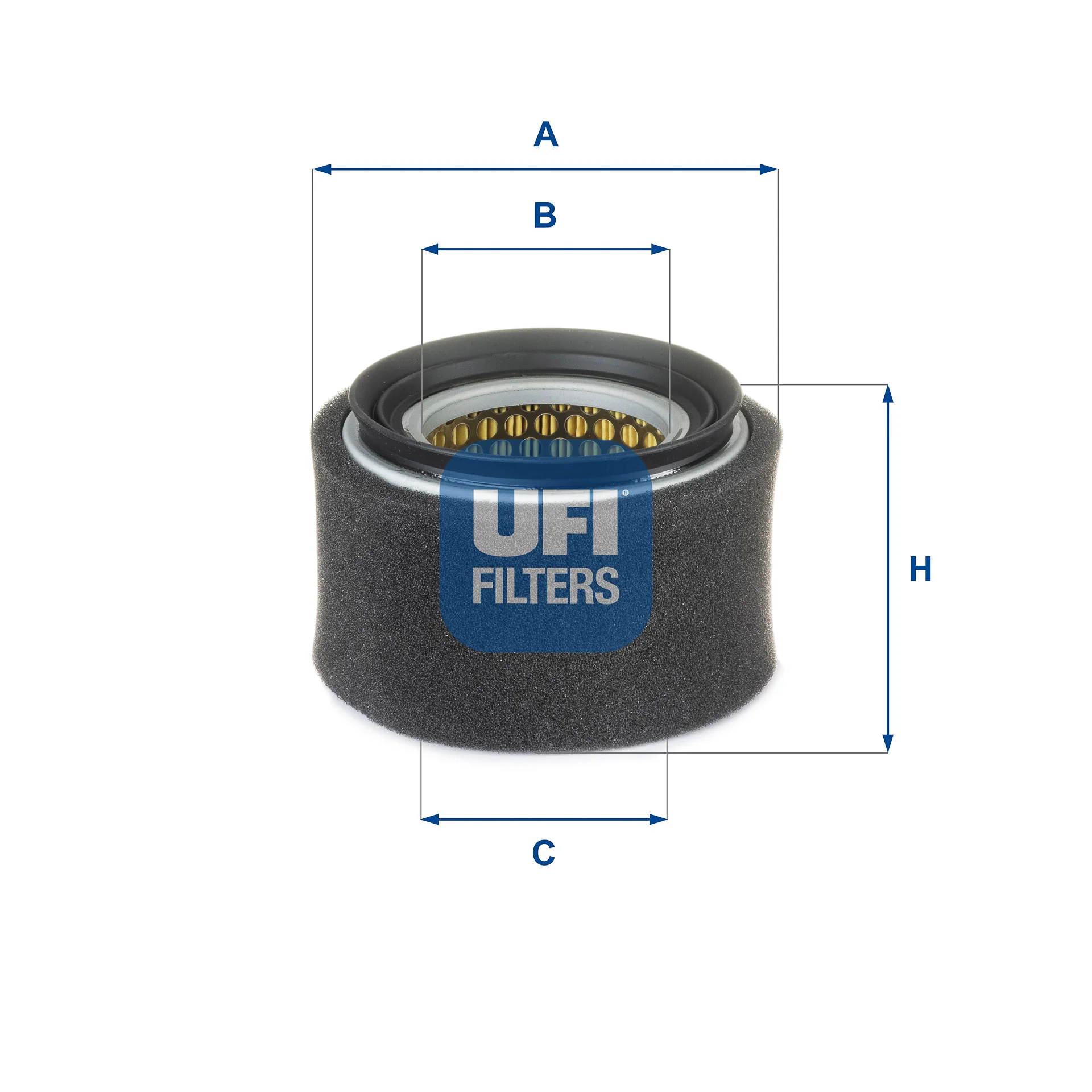 UFI Filters - 27.201.03 - Air filter element