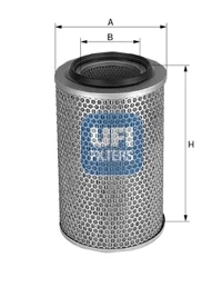 UFI Filters - 27.992.00 - Air filter element