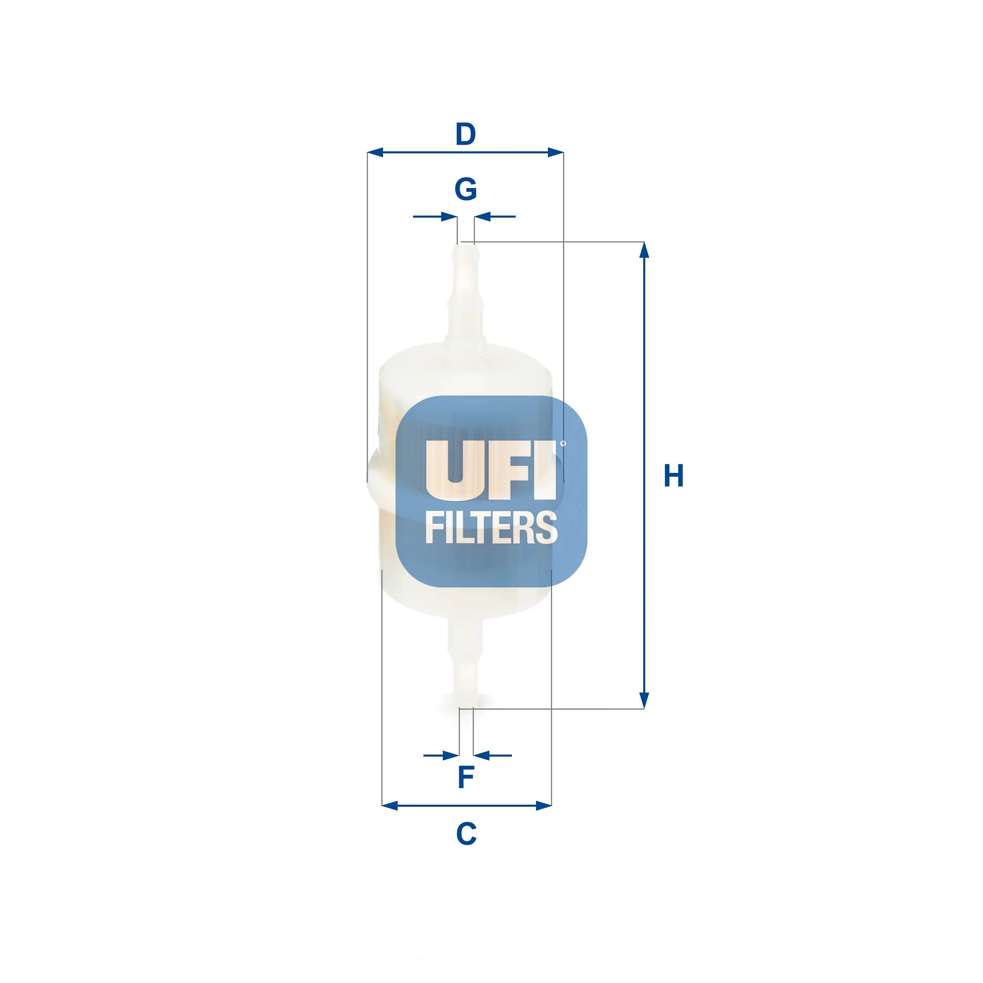 UFI Filters - 31.012.00 - Fuel filter in-line