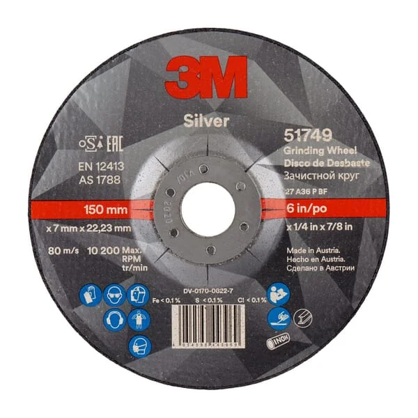 3M - 7100141089 - Grinding Disc 51749 T27 150x7x22.23mm