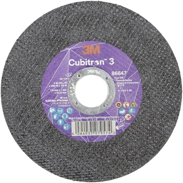 3M - 86647 - Cutting Disc Cubitron 3 125x1.0mm