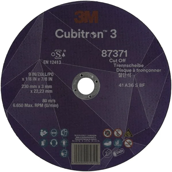 3M - 87671 - Cutting Disc Cubitron 3 230x3.0 mm