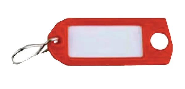 Abus - HG1000TR - Key Ring Transparent + Label