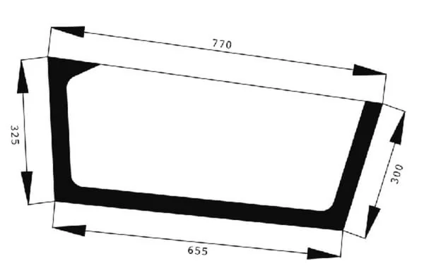 Agco - 524810030330 - Door Glass Lower