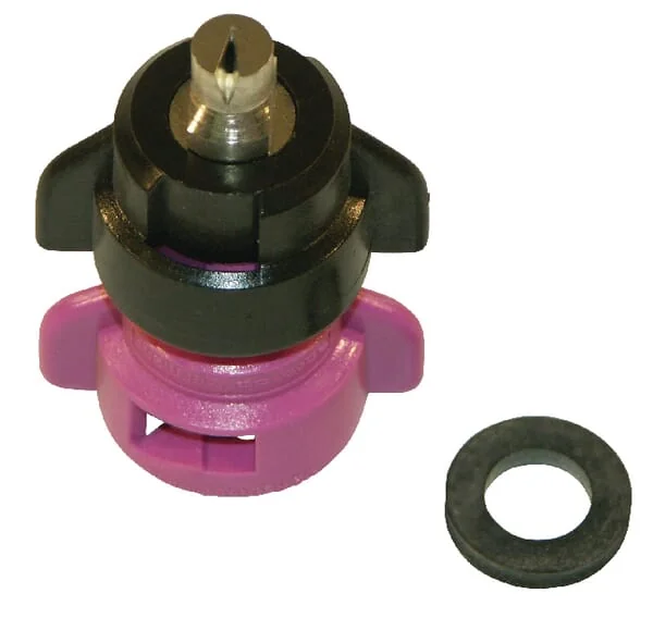 Agrotop - TDOC80025 - Air Injection Off-Centre Nozzle TDOC 80° 025 Violet Brass Agrotop