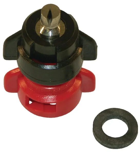Agrotop - TDOC8004 - Air Injection Off-Centre Nozzle TDOC 80° 04 Red Brass Agrotop