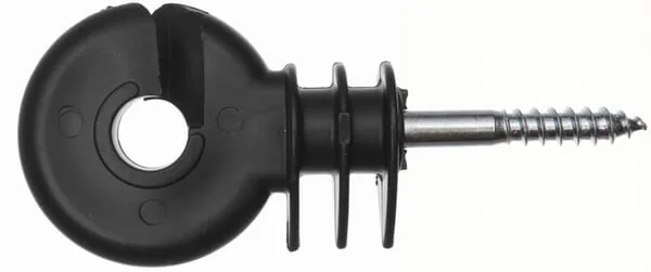 AKO - 44316251 - Ring Insulator Black Screw Length 40mm Diameter 6.0mm Short 25 Pieces AKO