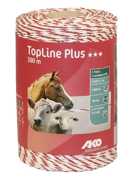 AKO - 449119 - Tricond Tape White/Red, 300 M