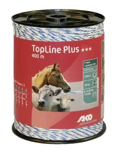 AKO - 4491559 - Electric Fence Wire White/Blue 400m
