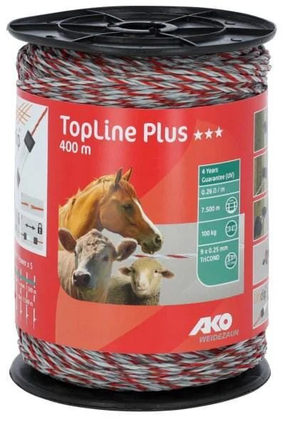 AKO - 449523 - Shepherd Wire White-Red 400 M