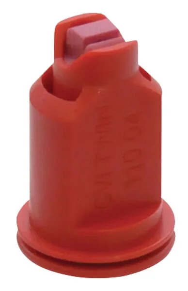 Albuz - CVITWIN11004 - Air Injection Double Fan Nozzle CVI Twin 110° 04 Red Ceramic Albuz