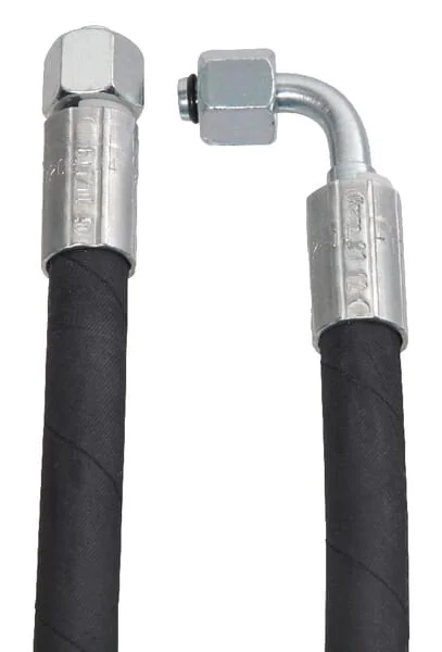 Alfagomma - DKLO6120090 - Hydraulic Hose Complete DN 06 1200MM-90°