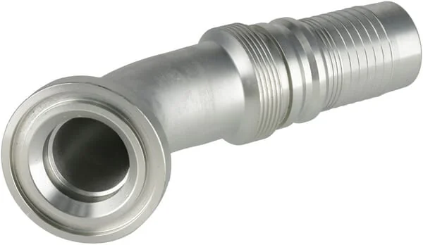 Alfagomma - SFLH402445G2 - Hydraulic Coupler 4SH-DN40 With Flange Diameter 60.3 mm 45°