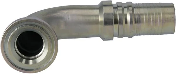 Alfagomma - SFLH402490G2 - Hydraulic Coupler 4SH-DN40 With Flange Diameter 60.3 mm 90°