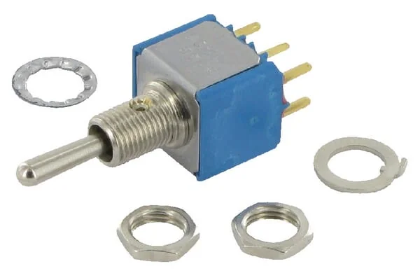 APEM - 5248CDB - Switch Mini On-Off-Mom 2-Pole