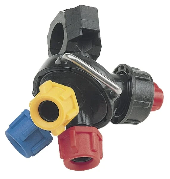 Arag - 4012055 - Nozzle Holder 3/8" 3 Way Clamp Type