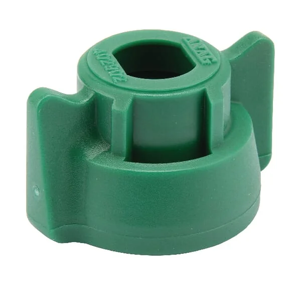 Arag - 40290205P025 - Nozzle Cap, Bayonet, SW10, Green, With Gasket, 25 Pack, Arag