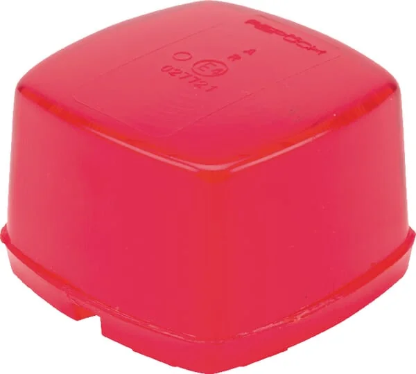 Aspöck - 188153007 - Light Lens, Red, Square LH/RH Aspöck