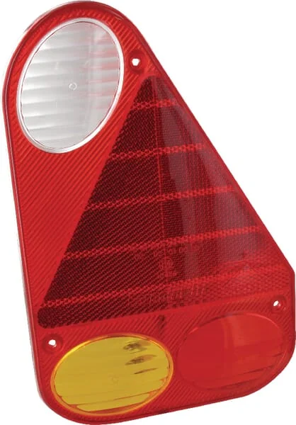 Aspöck - 188448107 - Light Lens, Amber/Red/Transparent Rear/Right Aspöck