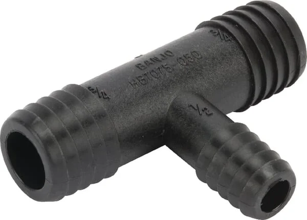 Banjo - HBT075050 - T-Piece Hose Tail 3/4"x3/4"x1/2"