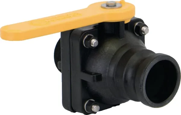 Banjo - VSFMT204FP - Ball Valve 2-Ways 2" NPT Outer Thread x 2" Camlock Male