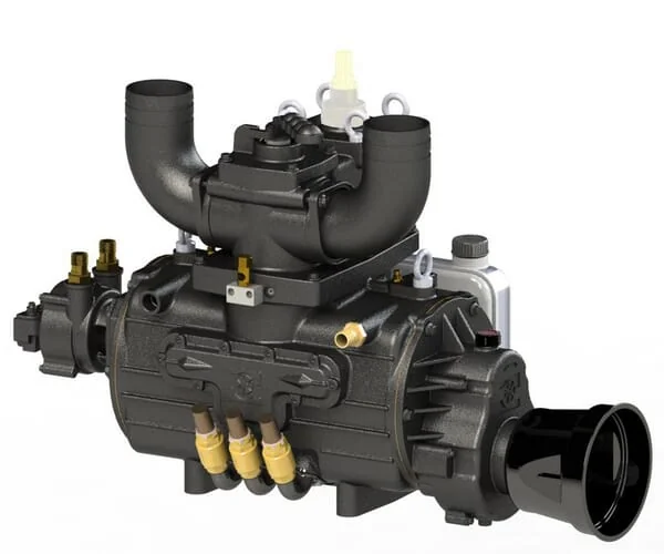 Battioni Pagani - KPSB550MA100 - Vakuumpumpe 540 U/min 15270 l/min mit Automatischer Schmierung und Ballast
