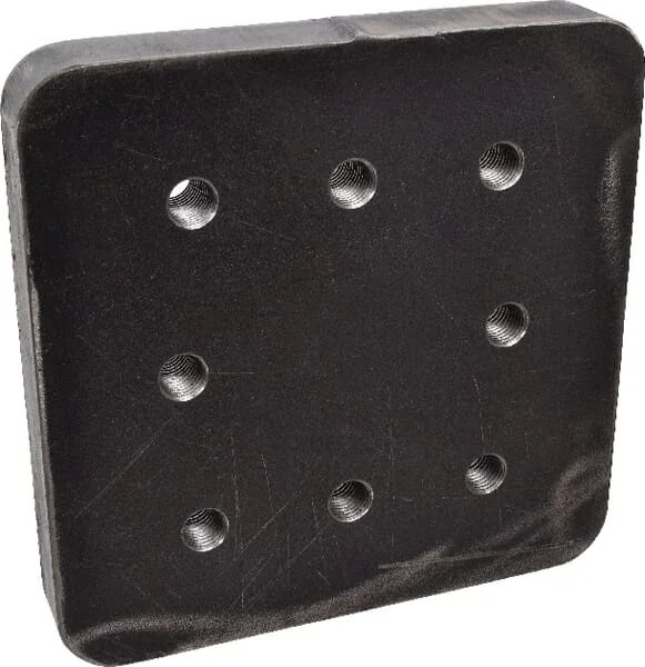 Bernhofer Gesenkschmiede - 3002929 - Weld On Mounting Plate 110x100mm 8x M16