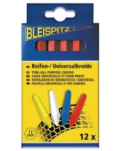 Bleispitz - HG0303 - Bleispitz Tire Chalk White a. 12 Pieces