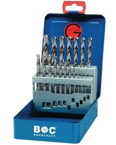 Bohrcraft - SE1466BOH - Bohrcraft Metal Drill Bit Set 19-Piece