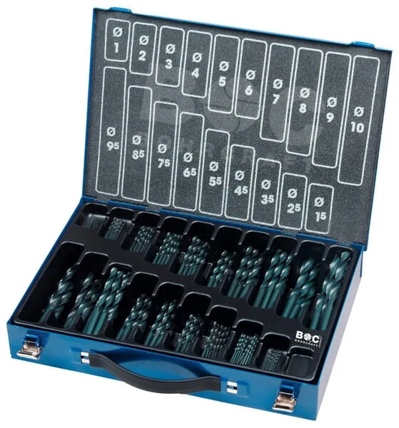 Bohrcraft - SE170R - Metal Twist Drill-Set 170 PCS