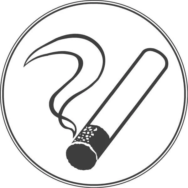 Brady - WB250150 - Sticker Supplementary Information Sign Smoking Permitted Diameter 200mm Brady
