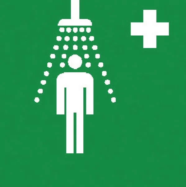 Brady - WB250420 - Sticker Safe Condition Sign Rescue Shower 200x200mm Brady