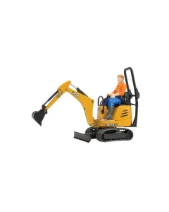 Bruder - U62002 - JCB Micro Excavator With Worker