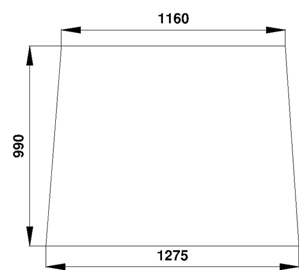 Claas - 6005028926 - Windscreen