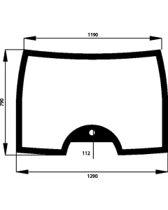 Claas - 6005029093 - Windshield