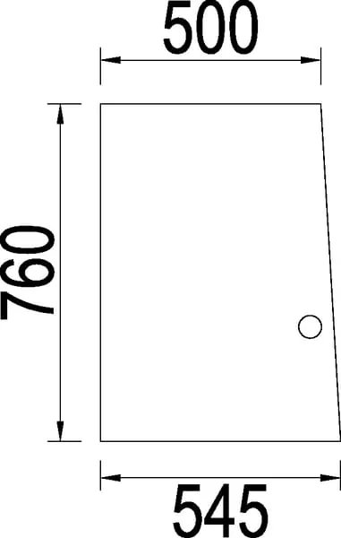 CNH - 3217771R1 - Slidable Rear Glass