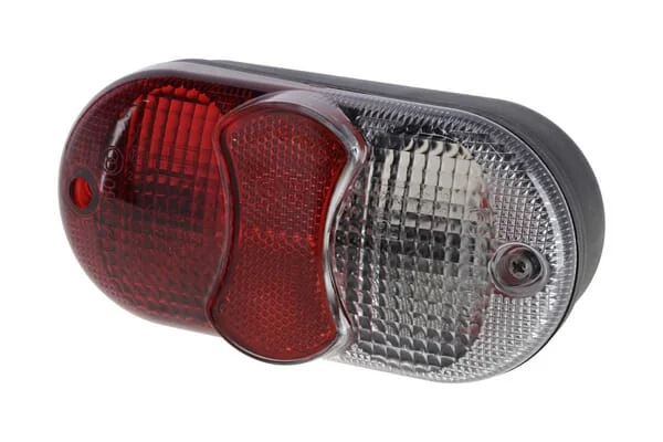 Cobo - 0212450000 - Rear Light Round, 12/24V, Amber/Red, Bolt On, 162.5x Amp Plug, Cobo – Right