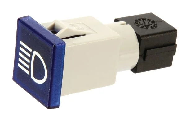 Cobo - 09458000 - Warning Light Square 12/24v Blue Bolt on 22.5x22.5