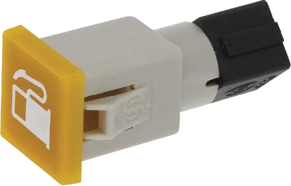 Cobo - 09468000 - Warning Light Square 12/24v Yellow Bolt on 22.5x22.5