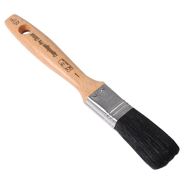 Copenhagen Pro - CP2320210 - Classic Flat Paintbrush V Star, Black Pigs Hair 25mm