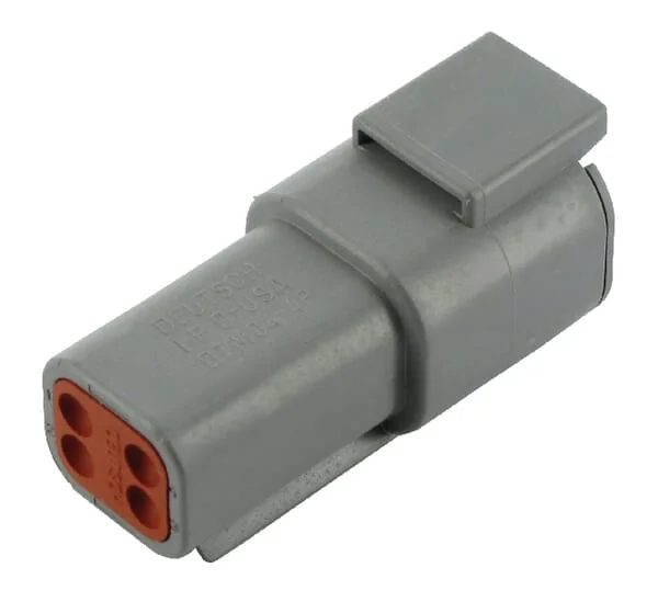 Deutsch - DSDTM044P - Plug Housing Female, 4 Poles Series DTM, Deutsch