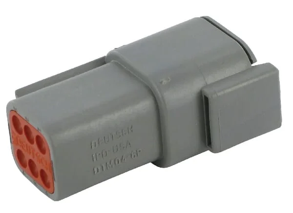 Deutsch - DSDTM046P - Plug Housing Female, 6 Poles, Series DTM, Deutsch
