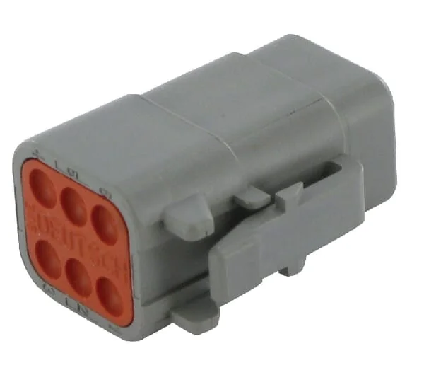 Deutsch - DSDTM066S - Plug Housing Female, 6 Poles, Series DTM, Deutsch