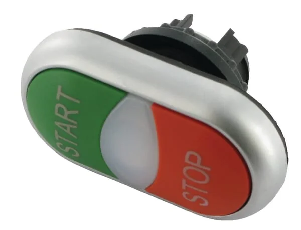 Eaton - M22DDLGRGB1GB - Double Actuation With Indicator Light