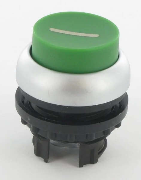 Eaton - M22DHGX1 - Push Button Green Spring-Return 1 High