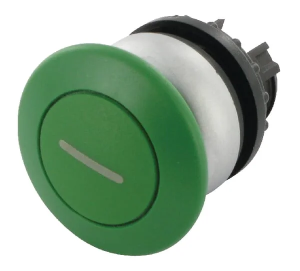 Eaton - M22DPGX1 - Mushroom Actuator Green 1