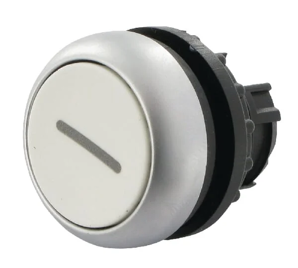 Eaton - M22DRWX1 - Push Button White Stay-Put 1