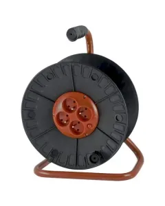Elgotech - 1760750100 - Extension Cord Reel, With 4 Sockets