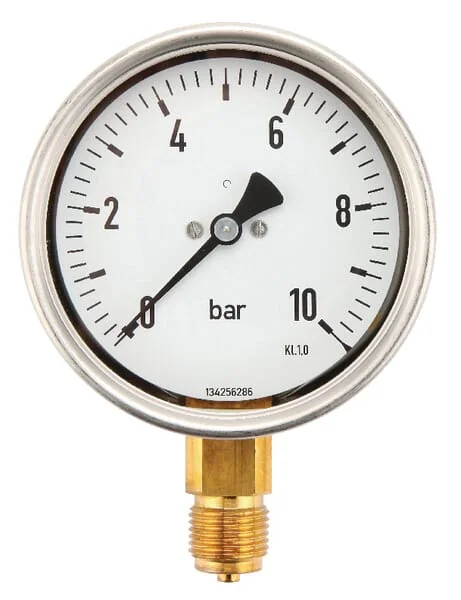ET - MA10010L08SS - Pressure Gauge Diameter 100 0-10bar 1/2"
