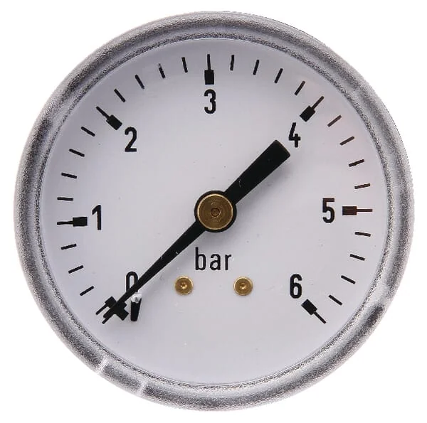 ET - MA506B04ST - Pressure Gauge Diameter 50 0-6bar 1/4" Rear